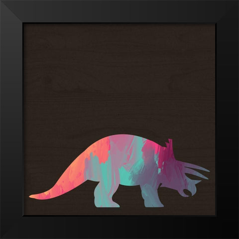 Dino IV Black Modern Wood Framed Art Print by Wieners, Valerie