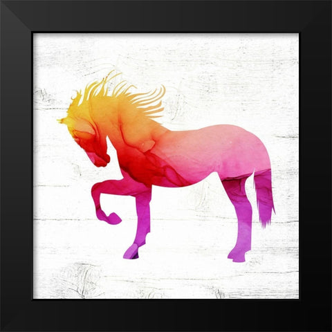 Horse I Black Modern Wood Framed Art Print by Wieners, Valerie