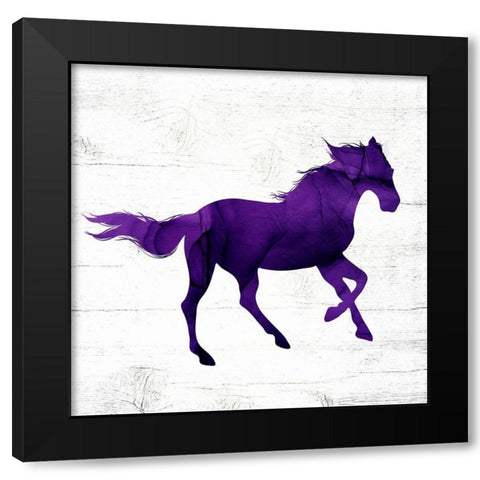 Horse II Black Modern Wood Framed Art Print with Double Matting by Wieners, Valerie