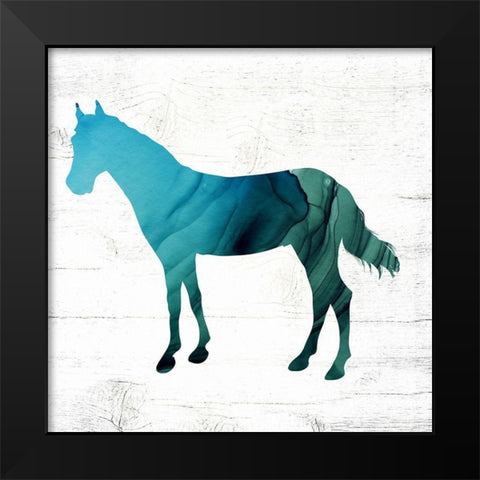 Horse III Black Modern Wood Framed Art Print by Wieners, Valerie