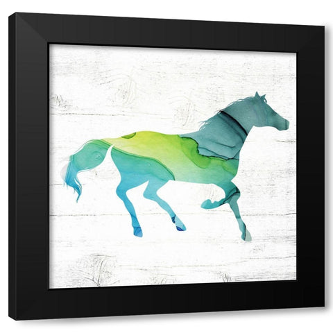 Horse IV Black Modern Wood Framed Art Print by Wieners, Valerie