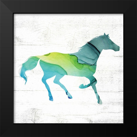 Horse IV Black Modern Wood Framed Art Print by Wieners, Valerie