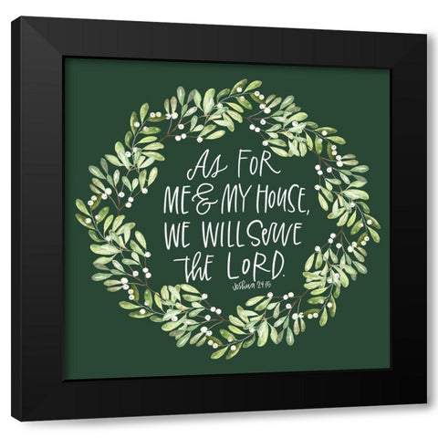 Serve Black Modern Wood Framed Art Print by Wieners, Valerie