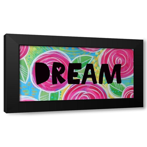 Dream Black Modern Wood Framed Art Print by Wieners, Valerie