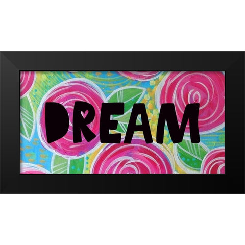 Dream Black Modern Wood Framed Art Print by Wieners, Valerie