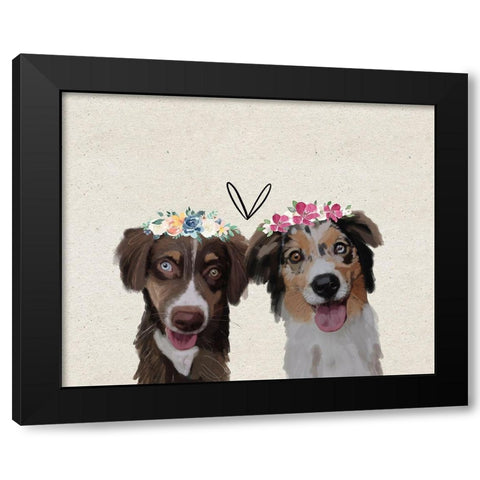 Do   Black Modern Wood Framed Art Print by Wieners, Valerie