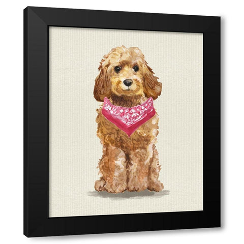 Band Black Modern Wood Framed Art Print by Wieners, Valerie