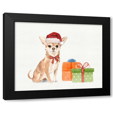 Chi Black Modern Wood Framed Art Print by Wieners, Valerie