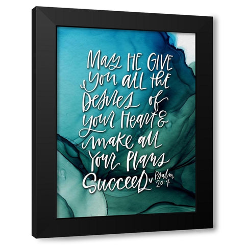 Desires Black Modern Wood Framed Art Print by Wieners, Valerie