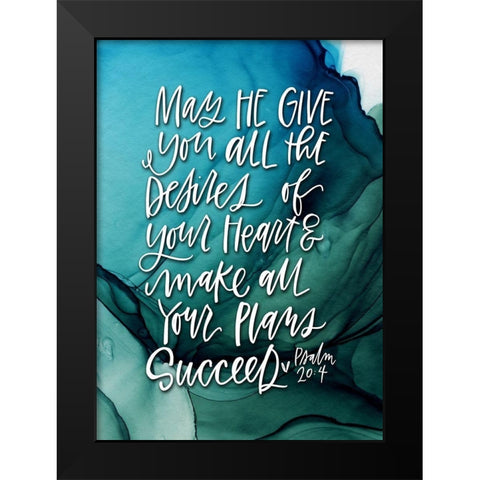 Desires Black Modern Wood Framed Art Print by Wieners, Valerie