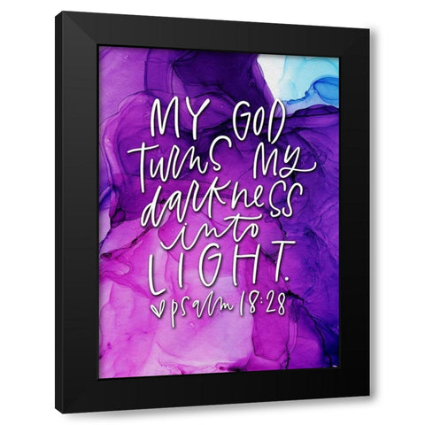 My God Black Modern Wood Framed Art Print with Double Matting by Wieners, Valerie