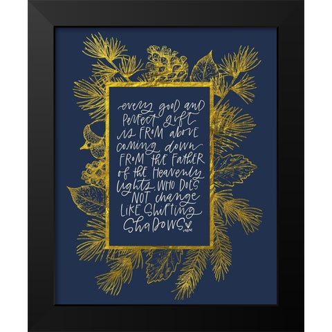 James 2 Black Modern Wood Framed Art Print by Wieners, Valerie