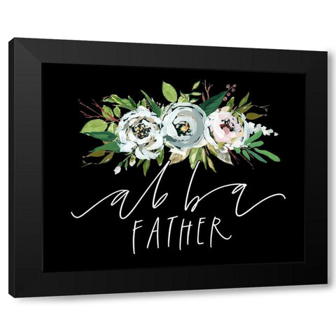 Abba Black Modern Wood Framed Art Print with Double Matting by Wieners, Valerie