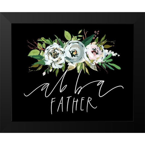 Abba Black Modern Wood Framed Art Print by Wieners, Valerie