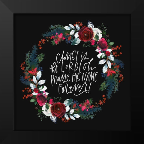 Christ Black Modern Wood Framed Art Print by Wieners, Valerie