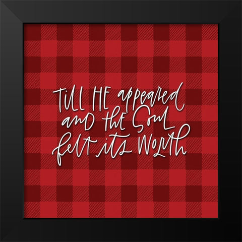 Soul Black Modern Wood Framed Art Print by Wieners, Valerie