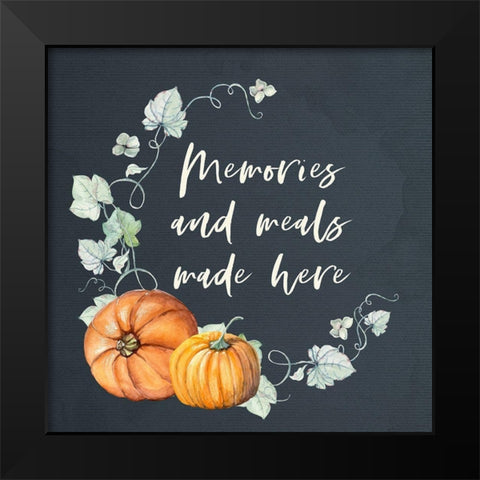 Fall Memories Black Modern Wood Framed Art Print by Wieners, Valerie