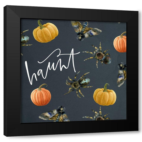 Haunt Black Modern Wood Framed Art Print with Double Matting by Wieners, Valerie