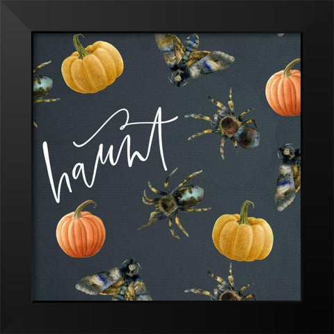 Haunt Black Modern Wood Framed Art Print by Wieners, Valerie