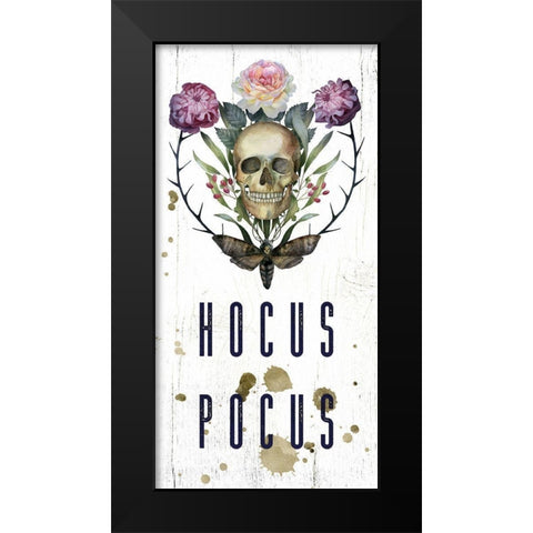 Hocus Pocus Black Modern Wood Framed Art Print by Wieners, Valerie