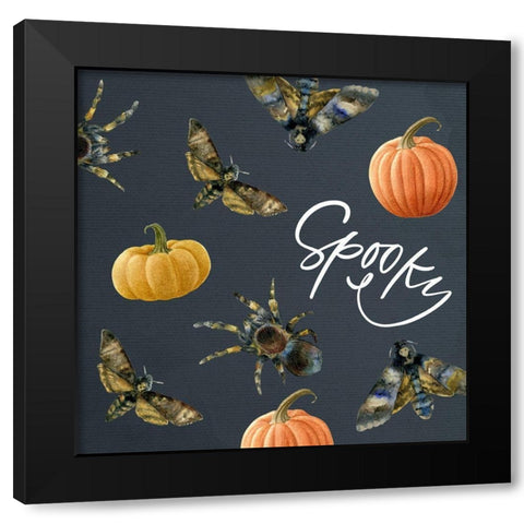 Spooky Black Modern Wood Framed Art Print with Double Matting by Wieners, Valerie