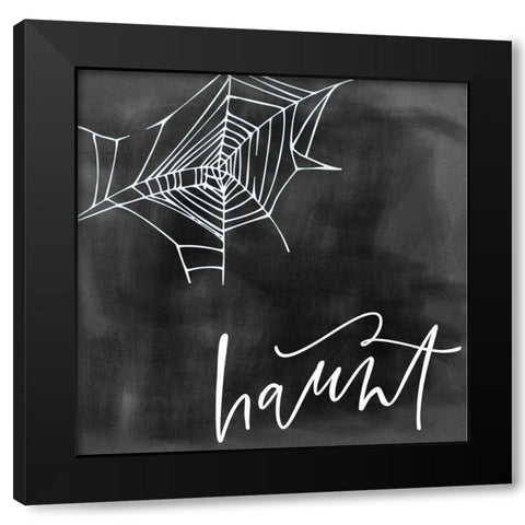 Haunt Black Modern Wood Framed Art Print with Double Matting by Wieners, Valerie
