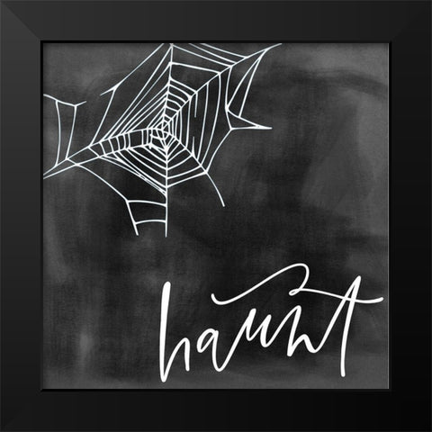 Haunt Black Modern Wood Framed Art Print by Wieners, Valerie