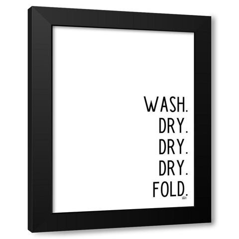 Laundry II Black Modern Wood Framed Art Print by Wieners, Valerie