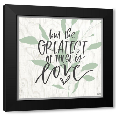 The Greatest Black Modern Wood Framed Art Print with Double Matting by Wieners, Valerie