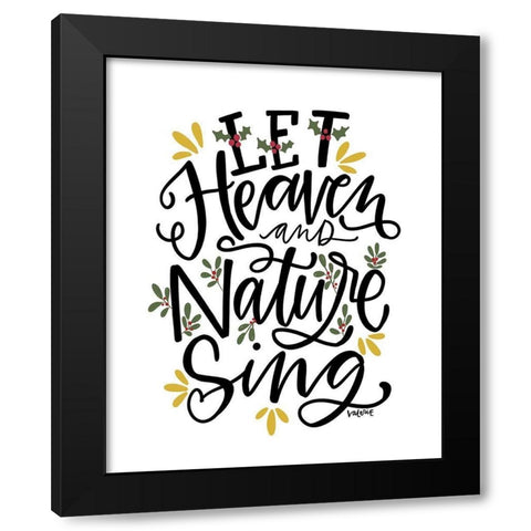 Heaven and Nature Black Modern Wood Framed Art Print with Double Matting by Wieners, Valerie