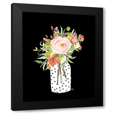 Coral Still Life Black Modern Wood Framed Art Print by Wieners, Valerie