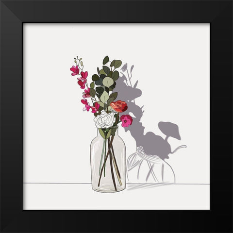 Still Life Black Modern Wood Framed Art Print by Wieners, Valerie