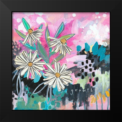 Growth Black Modern Wood Framed Art Print by Wieners, Valerie