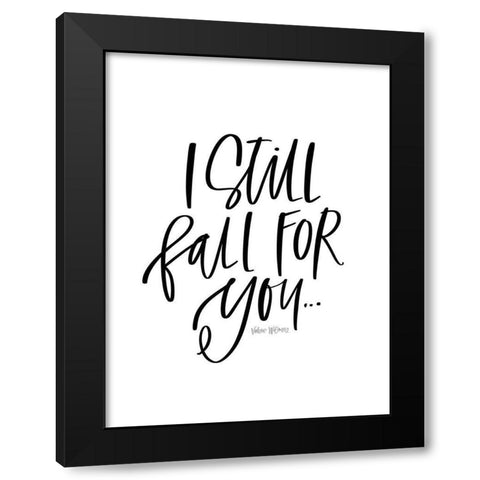 Still Fall Black Modern Wood Framed Art Print by Wieners, Valerie