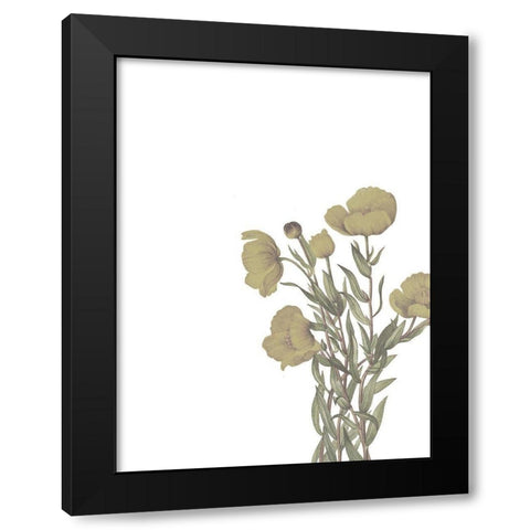 Wildflowers Black Modern Wood Framed Art Print by Wieners, Valerie