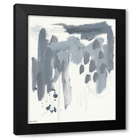 Stormy Weather Black Modern Wood Framed Art Print by Wieners, Valerie
