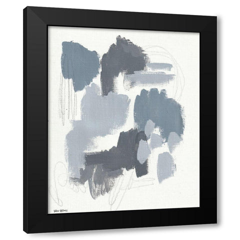 Stormy Weather II Black Modern Wood Framed Art Print by Wieners, Valerie