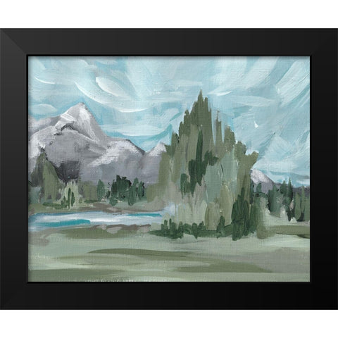 Landscape II Black Modern Wood Framed Art Print by Wieners, Valerie