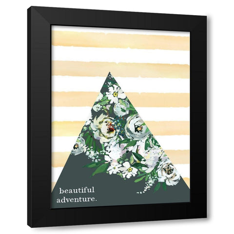 Beautiful Adventure Black Modern Wood Framed Art Print by Wieners, Valerie