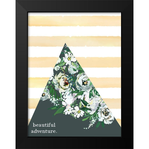 Beautiful Adventure Black Modern Wood Framed Art Print by Wieners, Valerie