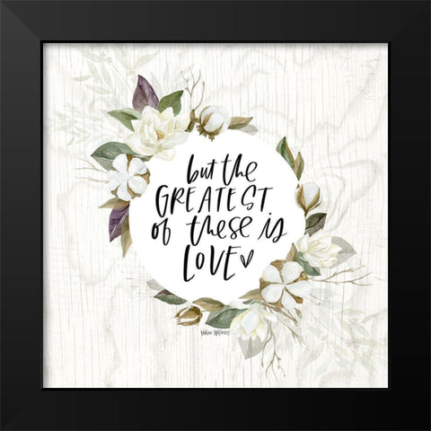 The Greatest Black Modern Wood Framed Art Print by Wieners, Valerie