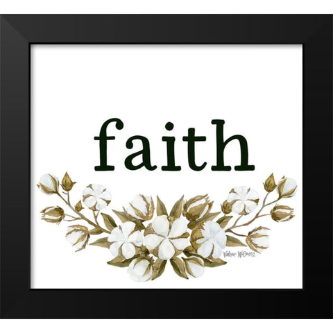 Faith Black Modern Wood Framed Art Print by Wieners, Valerie