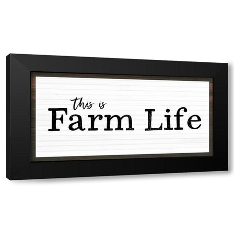 Farm Life Black Modern Wood Framed Art Print by Wieners, Valerie