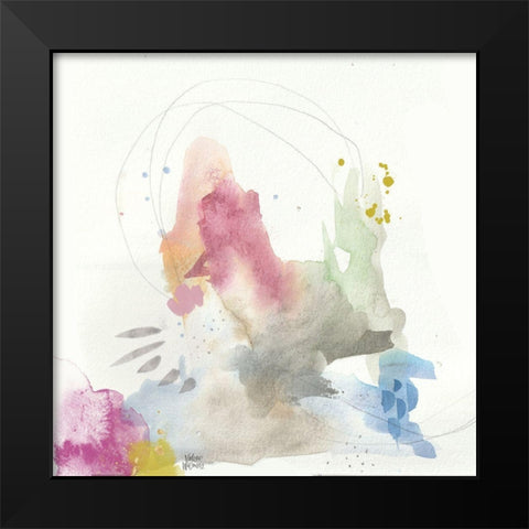 Boho I Black Modern Wood Framed Art Print by Wieners, Valerie