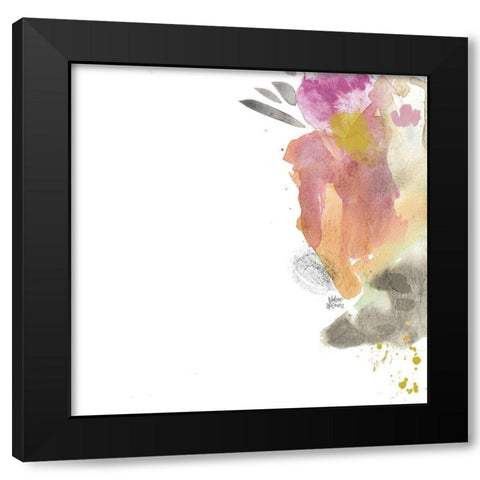 Boho III Black Modern Wood Framed Art Print by Wieners, Valerie