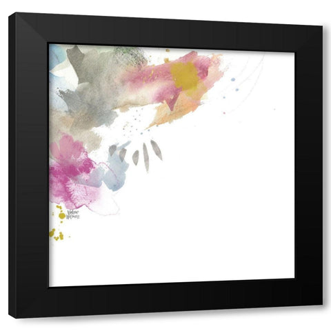 Boho IV Black Modern Wood Framed Art Print by Wieners, Valerie