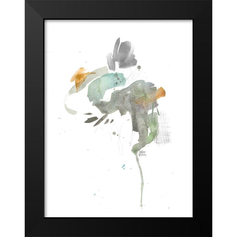 Earthy Abstract IV Black Modern Wood Framed Art Print by Wieners, Valerie