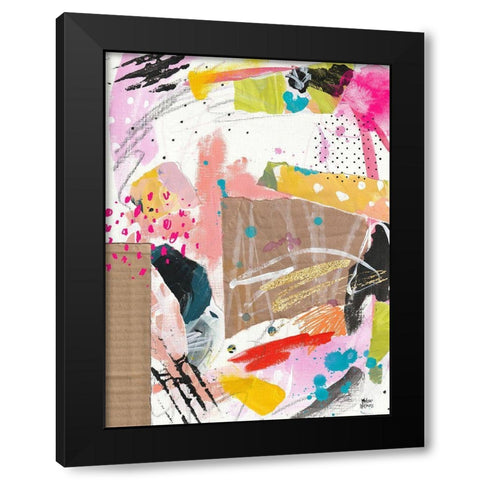 Cool Cardboard III Black Modern Wood Framed Art Print with Double Matting by Wieners, Valerie