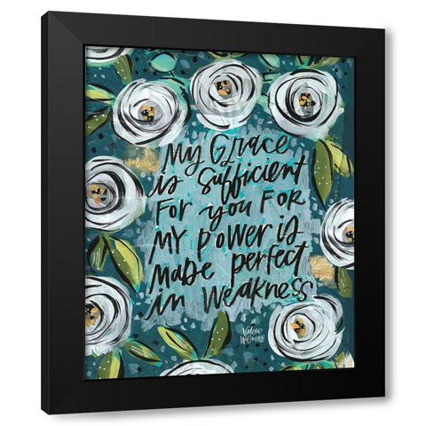 Grace Black Modern Wood Framed Art Print by Wieners, Valerie