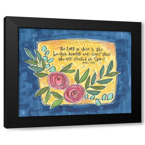 In Spirit Black Modern Wood Framed Art Print by Wieners, Valerie